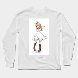 Lollipop Anime Girl Long Sleeve T-Shirt